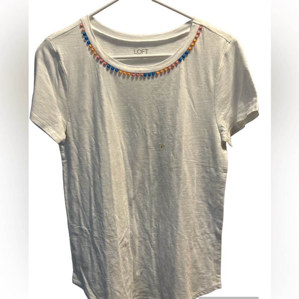 (NWT) LOFT Women’s White Short Sleeve